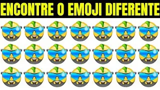 QUÃO BONS SÃO SEUS OLHOS? #28 | Encontre o emoji diferente | Teste de quebra-cabeças com emoji