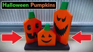 Making a Halloween Pumpkin Decoration (from a Single Pallet Board)