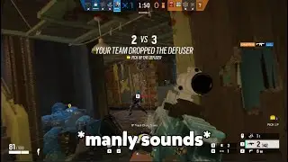 the manliest sound in the history of rainbow six: siege
