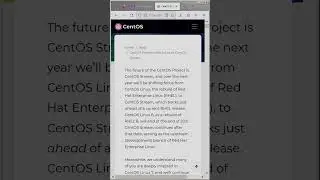 CentOS Stream was announced on 08-December-2020