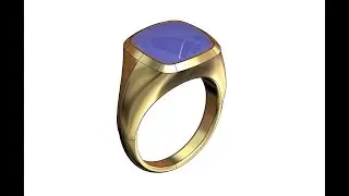 Advance Surface Modeling - SolidWorks Ring Design