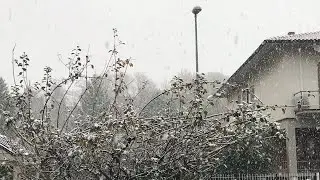 Neve in pianura 2 dicembre 2020