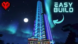 I Built This HUGE Skyscraper in Minecraft (Tutorial 1/2)