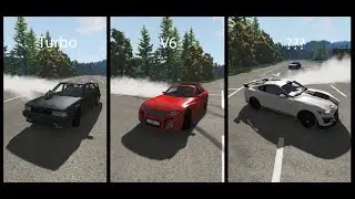 Types of drivers leaving a car meet in BeamNG.Drive