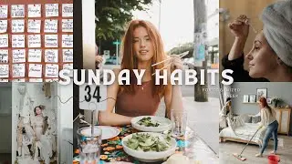 9 SUNDAY HABITS FOR AN ORGANISED WEEK| GLOW UP TIPS