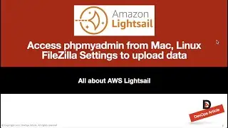 How to create access and upload data to AWS Light Sail instance 2021
