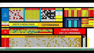 como ganhar  na LOTOMANIA PLANILHA GRATIS PARA OS MEMBROS