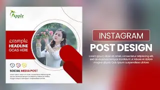 Instagram Post Design | Instagram Post Size 2024 | Photoshop Tutorial