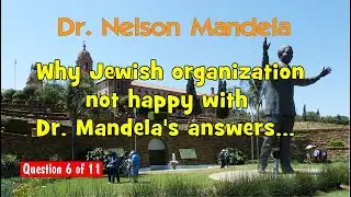 Jewish organization not happy with Mandela's answers... Watch how he responded.