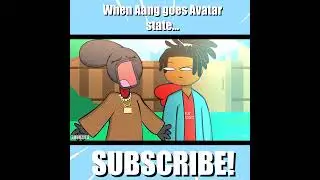 When Aang goes Avatar State... #animation #animationmemes #funny