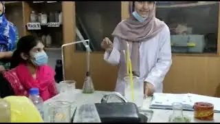 Experiment to demonstrate the process of respiration in germinating seeds by using lime water, bio