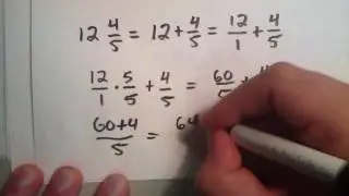 How to Convert Between Mixed and Improper Fractions