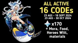 ALL 16 ACTIVE CODE GENSHIN IMPACT 5.0 NATLAN
