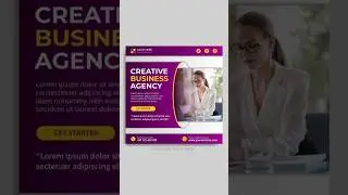 Create New Social media poster design in coreldraw