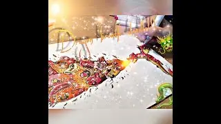 Awesome Dragon Breath Doodle| Copic Marker Illustration.