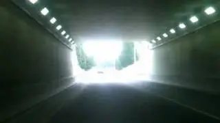 10/28/2011 Driving through a Portland, OR tunnel