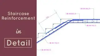 Reinforcement of Staircase Explained in Detail
