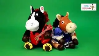Поющая игрушка «Конь Вороной и Лошадка»