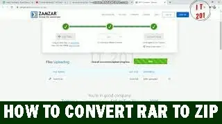 CONVERT RAR FILE TO ZIP FILE || easily convert RAR TO Zip || ONLINE CONVERTER || WATCH FULL VIDEO