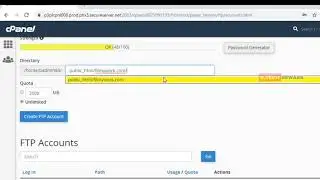 How to create an FTP account on Cpanel and upload files using FileZilla || #BTECHBEWARS