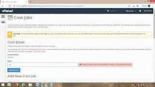 How to set cron job in cpanel linux??