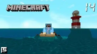Minecraft: Водный мир - #14 Маяк с подводным тоннелем