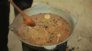 Узбекский плов для настоящих мужиков.