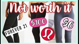 TESTING CHEAP VS EXPENSIVE LEGGINGS, IS IT WORTH IT? (read description!)