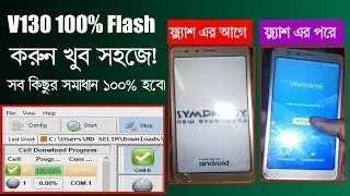 Symphony V130 Hang Logo Flash Problem Solve - Customar Care Flash File 100% Working