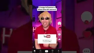 Creepy influencers when they hit success #shorts #comedy #drdisrespect