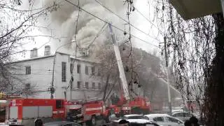 пожар ростов 12.01.15