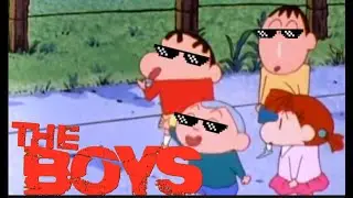 THE BOYS MEME | Shin Chan thug life moment shinchan funny moments 