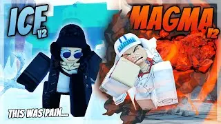 this was pain... | Obtaining NEW "Ice V2" + "Magma V2" on Fruit Battlegrounds...