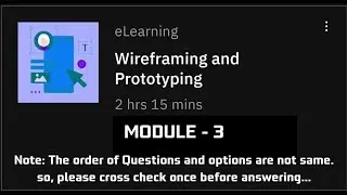 Module-3 Case study Create wireframes || Wireframing and Prototyping 