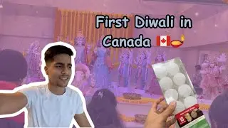 My First Diwali in Canada 🇨🇦🪔  | Canada Diwali 2023 | Canada Vlogs