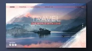 Landing Page Design Idea in Affinity Designer
