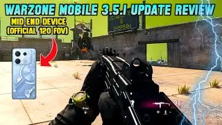 WARZONE MOBILE NEW UPDATE GAMEPLAY ON MID END DEVICE | INFINIX GT 10 PRO WARZONE MOBILE