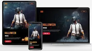 Create Responsive Website Design Using HTML And CSS | PUBG Website Design