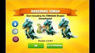 Breeding Token- Tsunami Dragon-Dragon Mania legends | Elite League Dragon | DML | HD