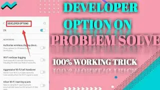Developer option on problem