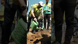 Merhûme H. Muhterem Coşan adına meyve bahçeleri oluşturuluyor.
