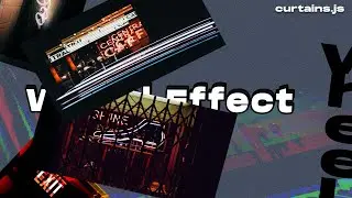 Liquid distortion wheel effect on image using Curtains.js| Image Glitch effect