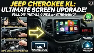Jeep Cherokee How to remove the radio Install 10