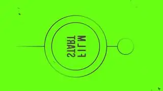 Old movie effect Green screen