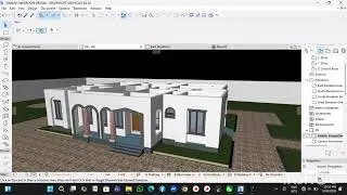 4 Bedroom bungalow design with Archicad 2020 