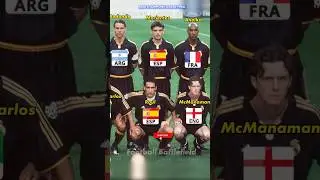 Real Madrid squad vs Valencia Final Champions League 2000🔥Nations ❤️ 