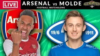 ARSENAL vs MOLDE FK - LIVE STREAMING - Europa League - Live Football Watchalong