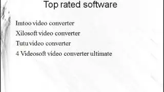 Top Video Converter  Tool  to convert video