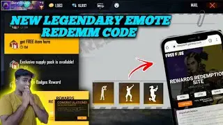 FREE LEGENDARY EMOTE REDEEM CODE SHAKE IT UP EMOTE.. - NATIONAL FINALS FF // TODAY FF REDEEM CODE