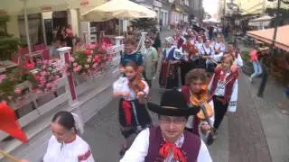 WARMIA Olsztyn 2015 - FS Váh Púchov - Street parade